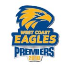 2018 West Coast Eagles AFL Premiers Logo Pin Badge