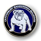 2019 Canterbury Bankstown Bulldogs NRL Heritage Logo Trofe Pin Badge