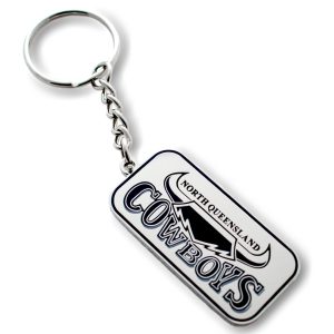 2019 North Queensland Cowboys NRL Heritage Logo Trofe Keyring