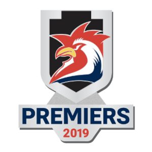 2019 Sydney Roosters NRL Premiers Logo Pin Badge