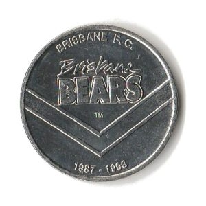 1996 Brisbane Bears AFL Centenary Herald Sun Medal