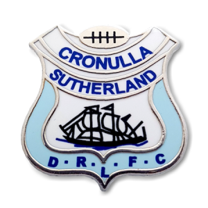 2020 Cronulla Sutherland Sharks NRL 1967 Heritage Logo Pin Badge