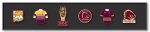 2020 Brisbane Broncos NRL Evolution Pin Set - Image 2