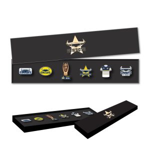 2020 North Queensland Cowboys NRL Evolution Pin Set