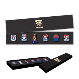 2020 Newcastle Knights NRL Evolution Pin Set
