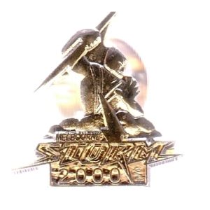 2000 Melbourne Storm Gold Member Pin Badge