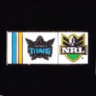 2010 Gold Coast Titans NRL Away Pin Badge