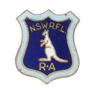 1970s NSWRFL Referrees Association Pin Badge