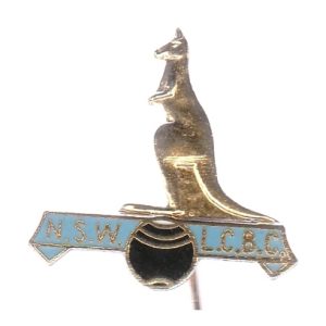 1970s NSW Leagues Club Bowling Club Stick Pin nm