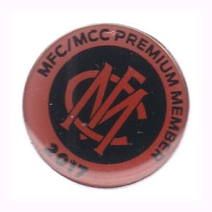 2017 Melbourne Demons MFC/MCC Premium Member Pin Badge