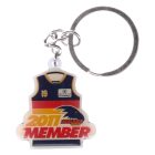 2011 Adelaide Crows Member Keyring Badge