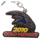 2010 Adelaide Crows Gold Member Keyring Badge