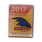 2017 Adelaide Crows Gold Member Pin Badge