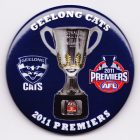 2011 Geelong Cats AFL Premiers SS Button Badge