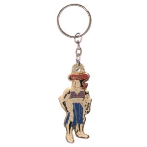 1990s Newcastle Knights NRL Bensons Mascot Logo Keyring