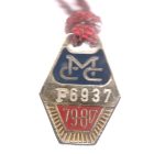 1979-80 Melbourne Cricket Club Full Member Badge w/lanyard