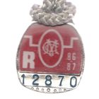 1986-87 Melbourne Cricket Club Restricted Member Badge w/lanyard