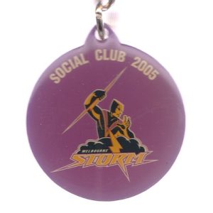 2005 Melbourne Storm Social Club Member Keyring