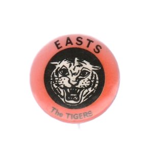 1980s Easterns Suburbs Brisbane The Tigers Button Badge