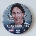 2001 Geelong Cats Adam Houlihan 58mm Player Badge