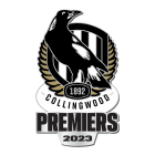 2023 Collingwood Magpies AFL Premiers Logo Pin Badge
