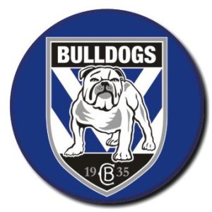 2010 Canterbury Bankstown Bulldogs NRL Logo SS Button Badge
