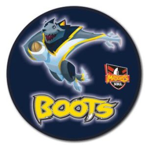 2010 North Queensland Cowboys NRL Mascot SS Button Badge