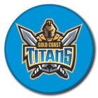 2009 Gold Coast Titans NRL Logo SS Button Badge