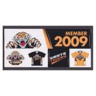 2009 Wests Tigers NRL Member Stickers