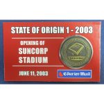 2003 State of Origin 1 Opening of Suncorp Stadium Coin