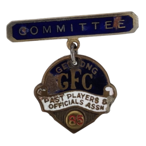 1985 Geelong Cats VFL Committee Member Badge