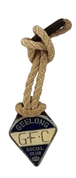 1980s Geelong Cats VFL Social Member Badge - Image 2