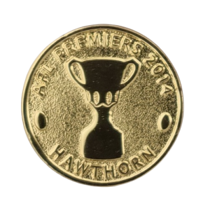2014 Hawthorn Hawks AFL Premiers Pin Badge