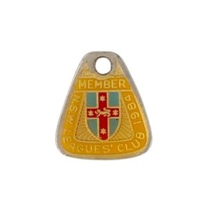 1984 NSW Leagues Club Member Badge