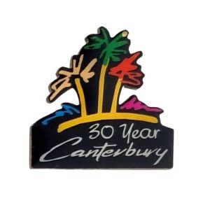 1990 Canterbury Bankstown Leagues Club 30 Year Anniversary Pin Badge