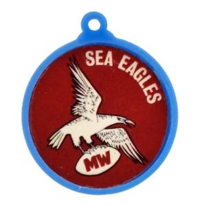 1970 Manly Warringah Sea Eagles NSWRL Twisties Medallion Badge
