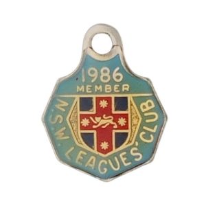 1986 NSW Leagues Club Member Badge
