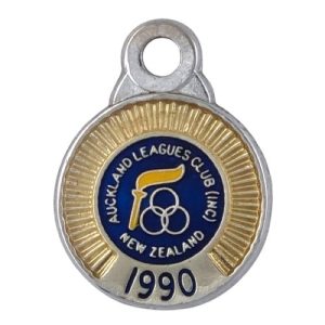 1990 Auckland Leagues Club New Zealand Member Badge