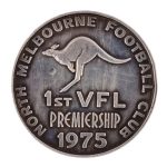 1975 North Melbourne Kangaroos 1st Premiership Medallion