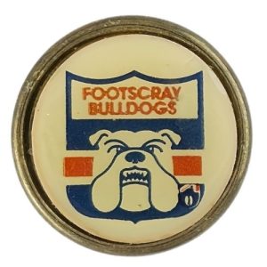 1991 Footscray Bulldogs AFL Ty-Nee Tea Pin Badge