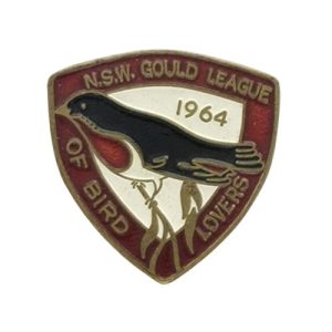 1964 Gould League of Bird Lovers NSW Member Badge Pin