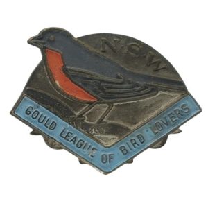 1954 Gould League of Bird Lovers NSW Member Badge Pin
