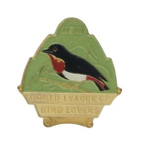 1947 Gould League of Bird Lovers NSW Member Badge Pin p