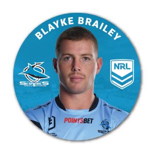 2024 Cronulla Sutherland Sharks Brailey Player Badge