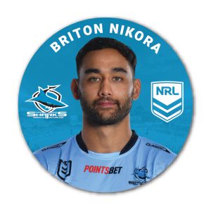 2024 Cronulla Sutherland Sharks Nikora Player Badge