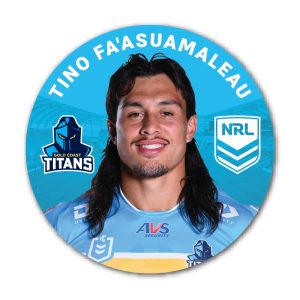 2024 Gold Coast Titans Fa'asuamaleaui Player Badge