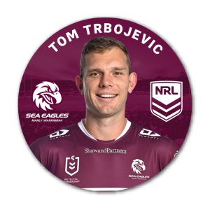 2024 Manly Warringah Sea Eagles Trbojevic T Player Badge